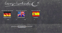 Desktop Screenshot of easy-turkish.com