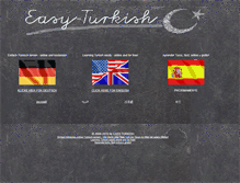 Tablet Screenshot of easy-turkish.com